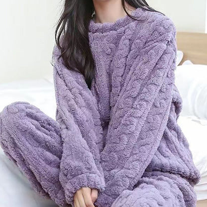 Aheerah - Jacquard Flanellen Pyjama Set