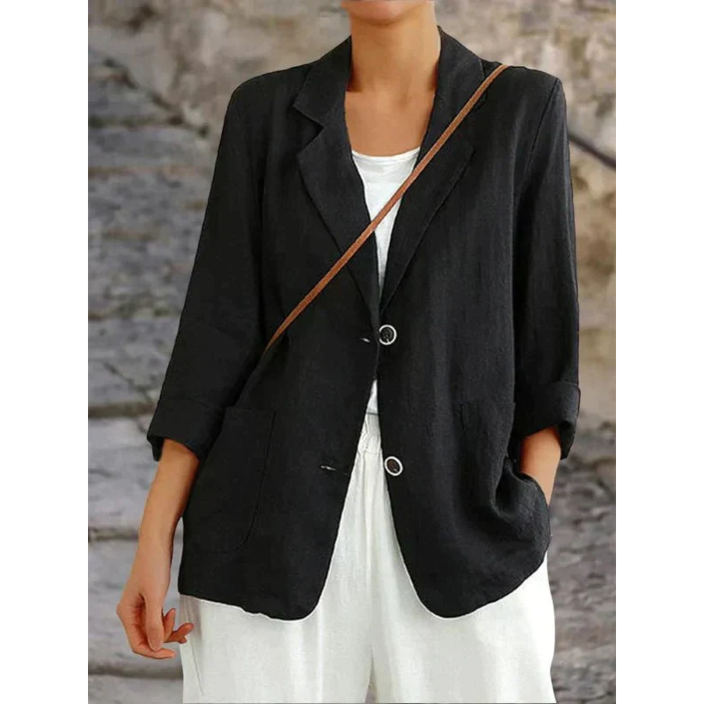 Sophie | Stijlvolle linnen blazer