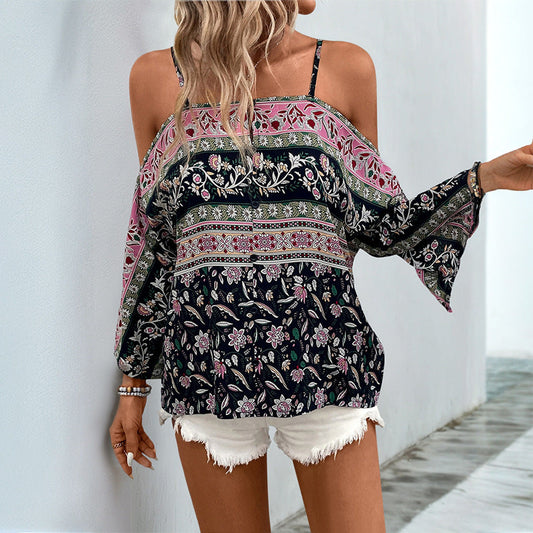 Selena Boho Off-Shoulder Top