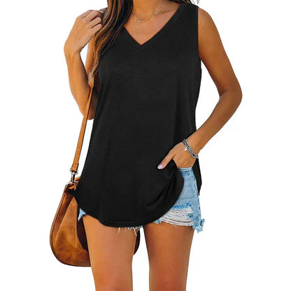 Nana - V-hals jersey tanktop