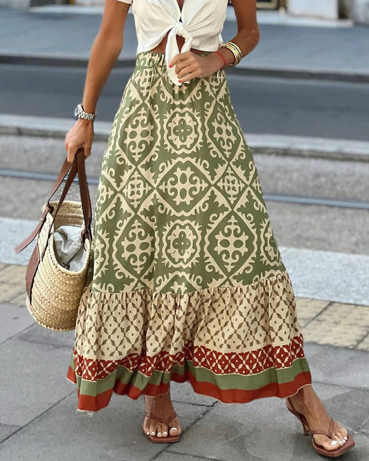 Boho maxi rok