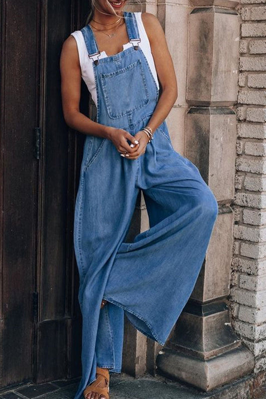 Fashion casual stevige tas voor spaghettibandjes losse jumpsuits (4 kleuren)