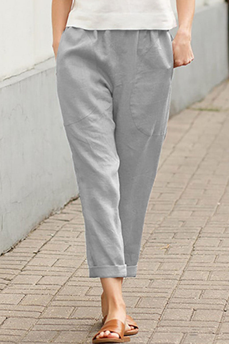 Casual Effen Rechte Onderbroek
