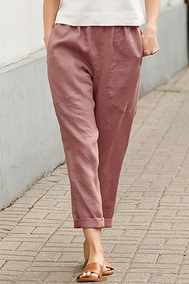 Casual Effen Rechte Onderbroek