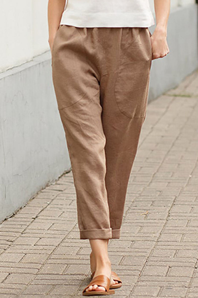 Casual Effen Rechte Onderbroek