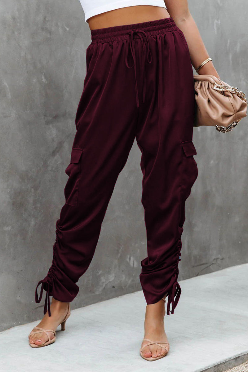 Casual effen kleur los Harlan broekje (3 kleuren)