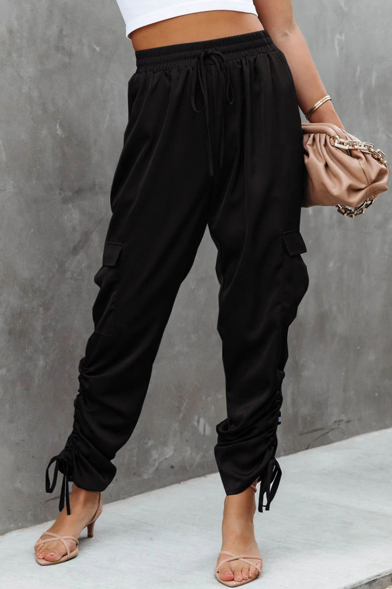 Casual effen kleur los Harlan broekje (3 kleuren)