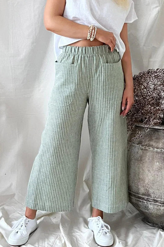 Casual vaste zak Loose rechte broek (5 kleuren)