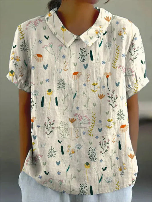 Raelyn Wildflower blouse - De essentie van zomer in pasteltinten