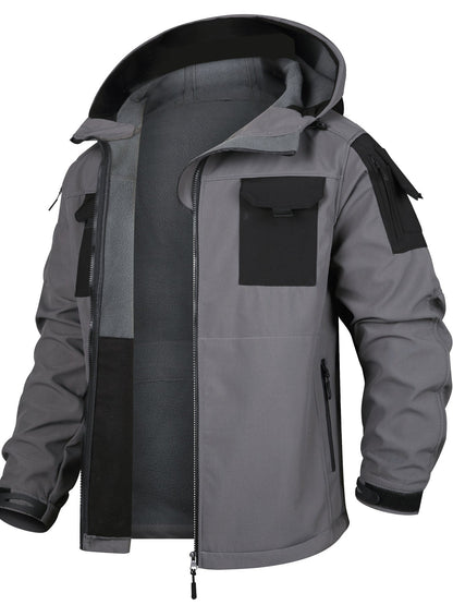 Tactische Hooded Outdoor Jas Met Cargo Broek Set Waterdicht Voor Mannen | Perfect voor buitenactiviteiten