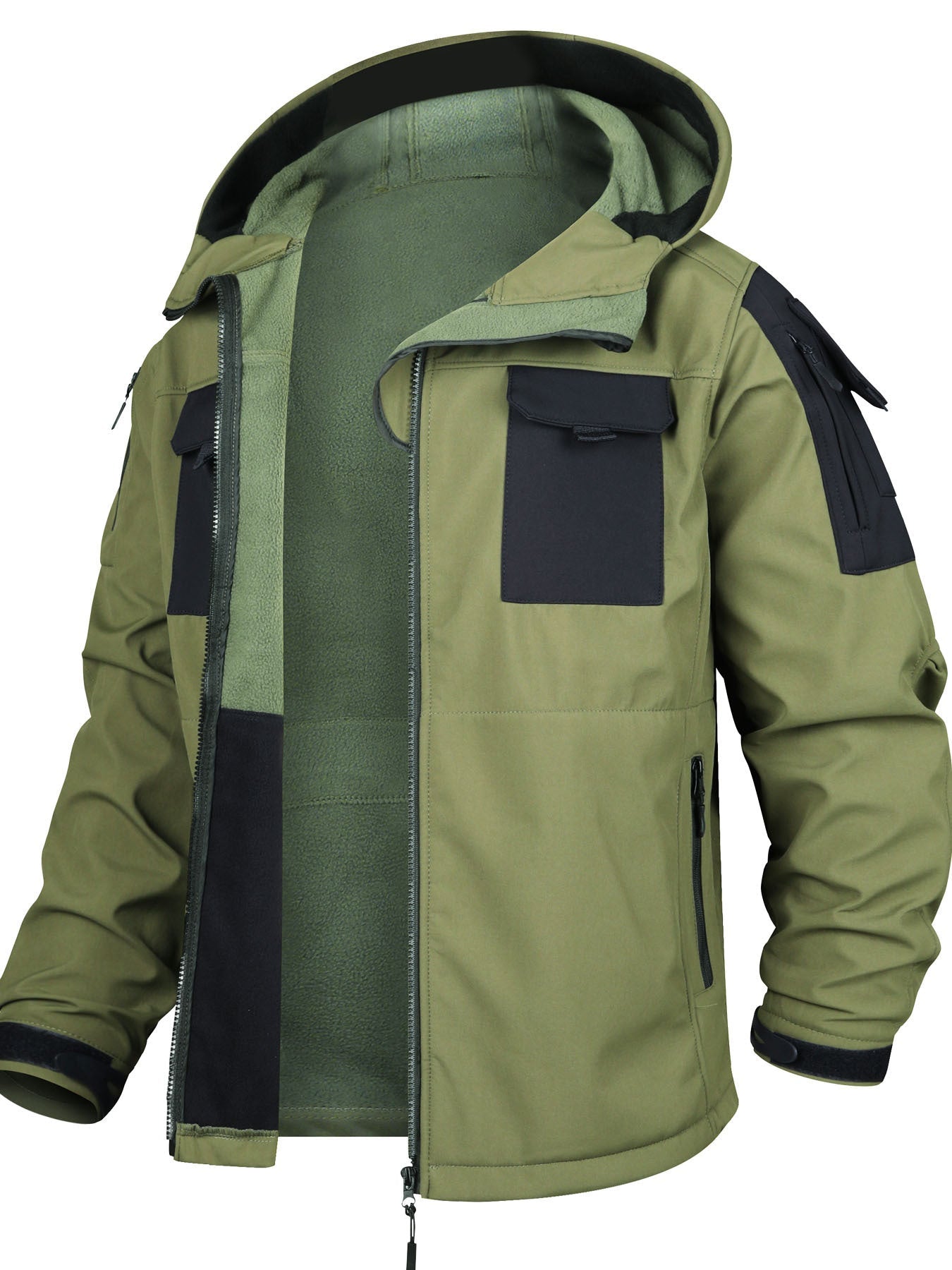 Tactische Hooded Outdoor Jas Met Cargo Broek Set Waterdicht Voor Mannen | Perfect voor buitenactiviteiten