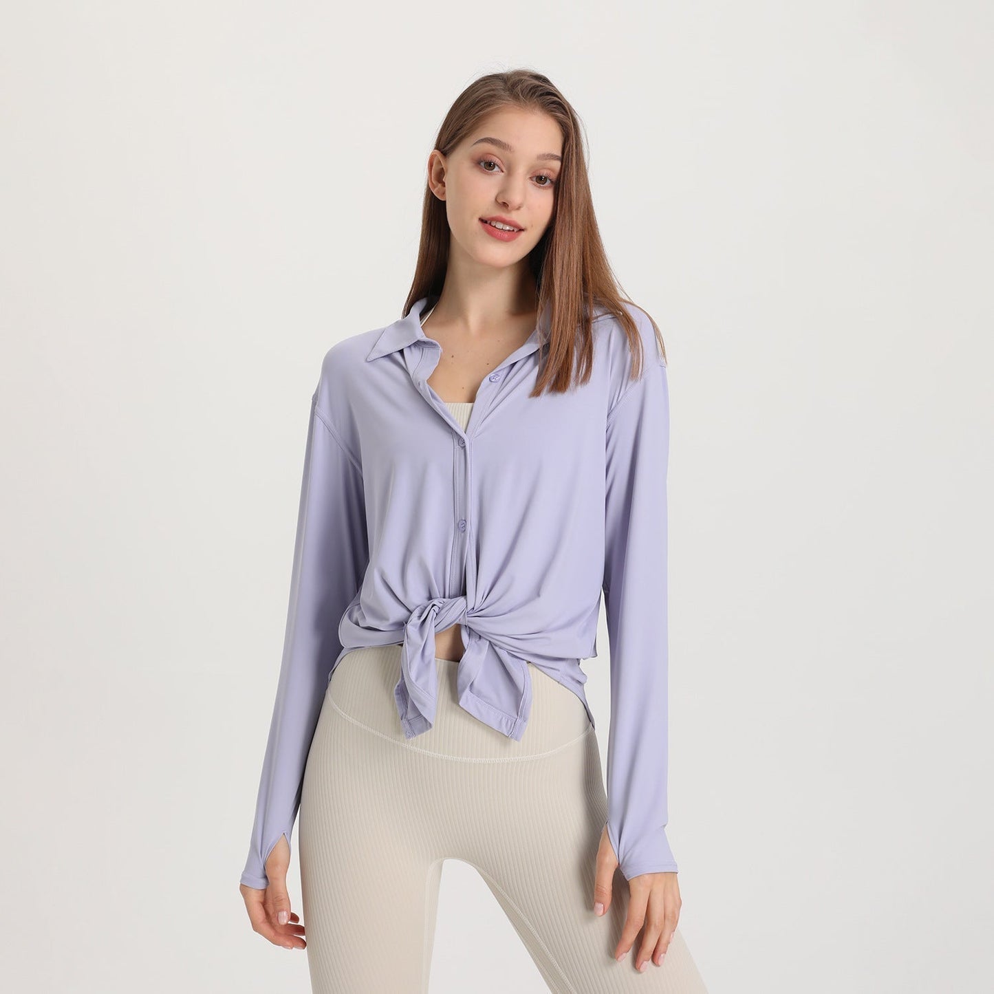 Yelos - Blouse d'entraînement à manches longues à la mode pour les femmes