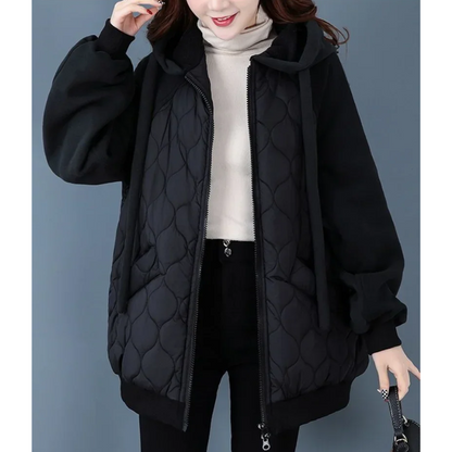 Ylka Coat | Oversized Hooded Padded Coat