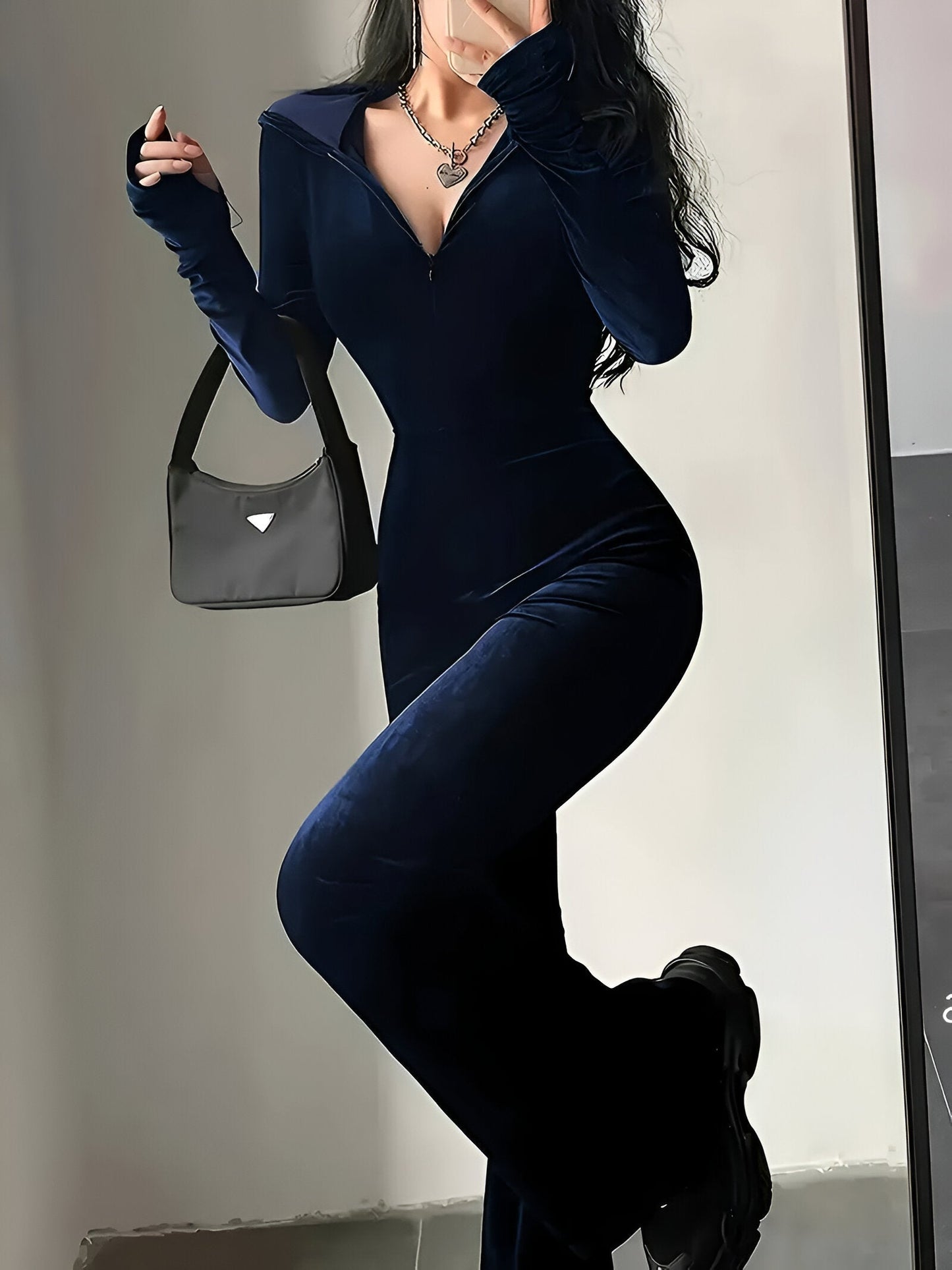 Aviana | Stijlvolle jumpsuit met capuchon voor lente & herfst