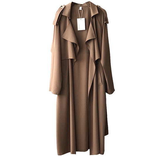 Dames retro baggy trenchcoat voor de winter - Maria