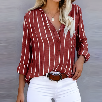 Jantien - Trendy gestreepte blouse voor dames