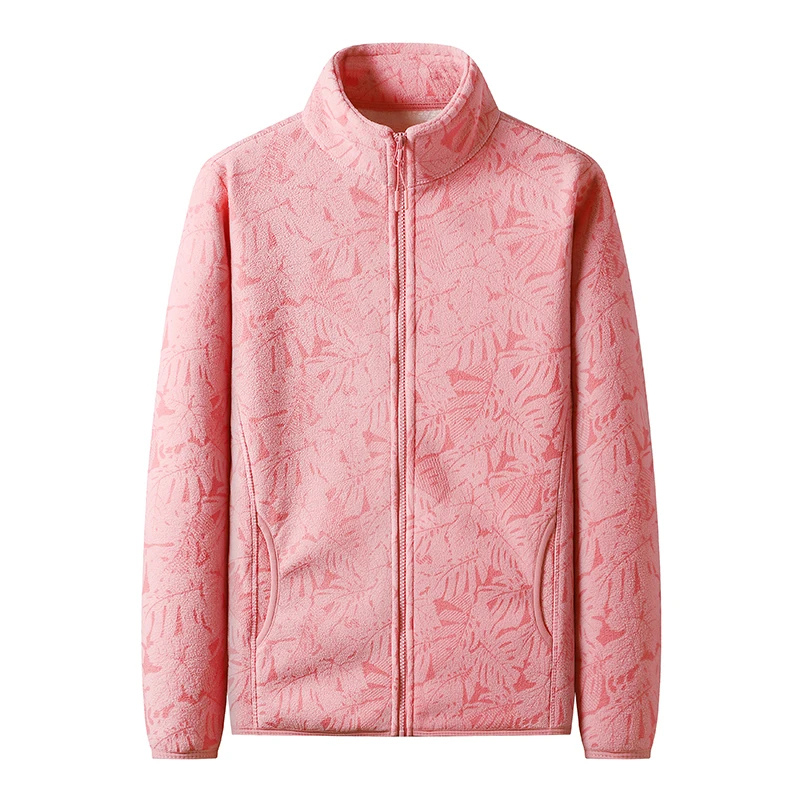 Brielle Jacket | Women's Leaf Print Fleece Jacket