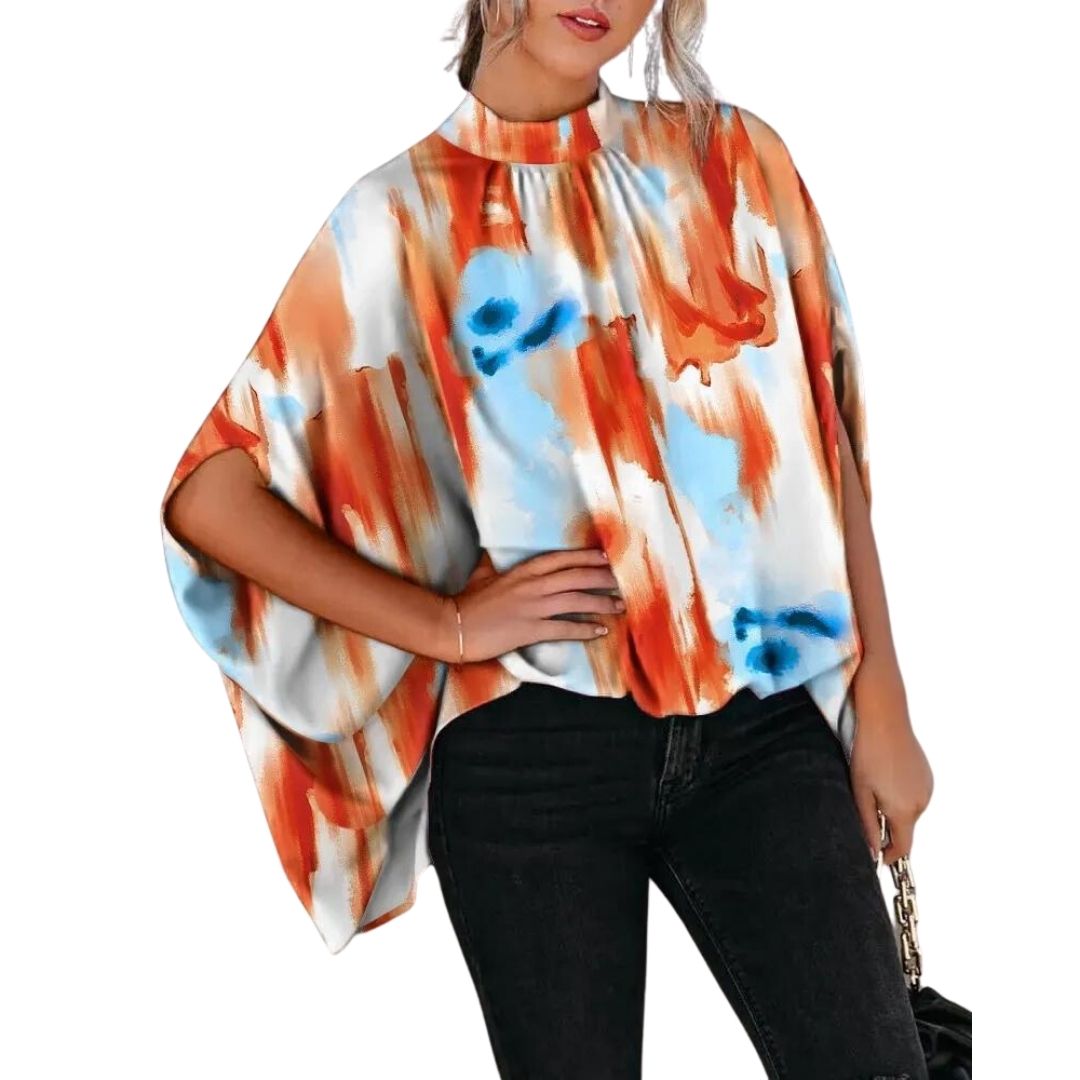 Kara - Elegante blouse met abstract motief