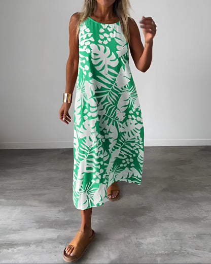 Elegante jurk zonder mouwen
