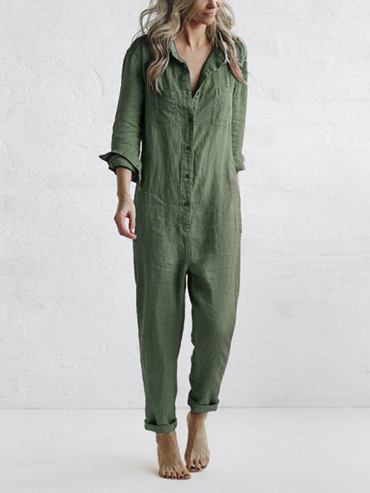 Eladia - Lange Mouwen Jumpsuit