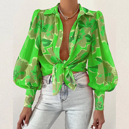 Luna Bloom Blouse met Bandje