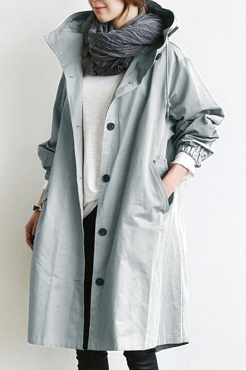 Bellerue - waterdichte trenchcoat met capuchon