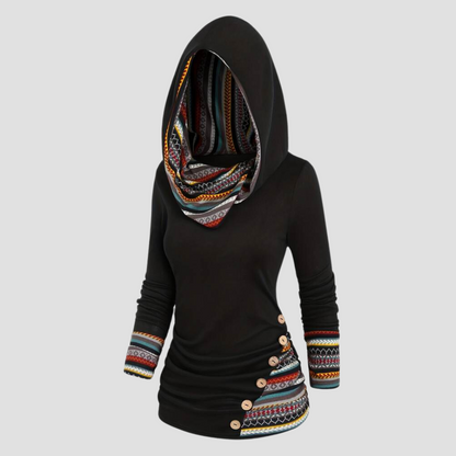 Marja - Bohemian-stijl hoodie voor dames