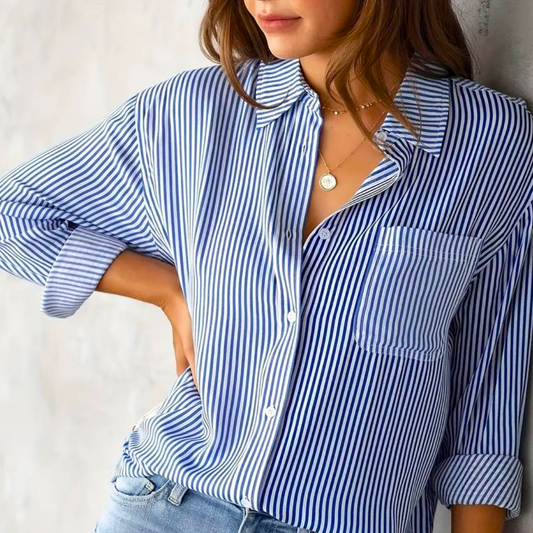 Jet Casual gestreepte damesblouse