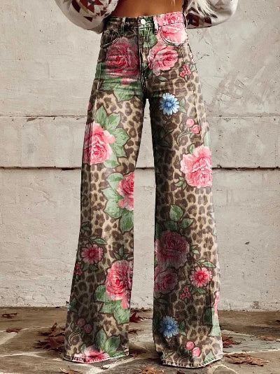 Chique broek met print voor dames