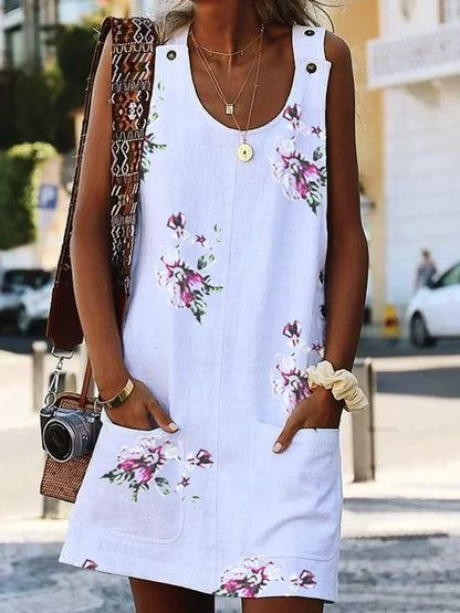 zomerjurk met knopen