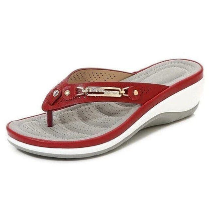 Hatty Zachte, gewatteerde teenslippersandalen