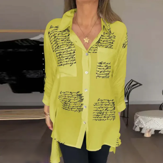 Helena - Elegante en comfortabele button-down blouse