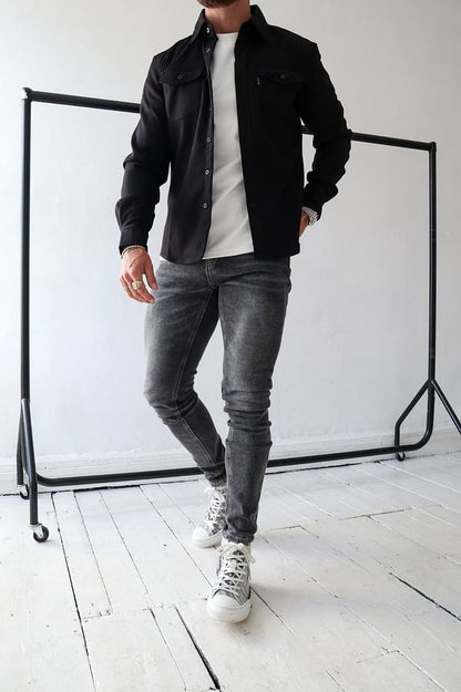 Bernardo Jacket | Men's Casual Knotted Jacket