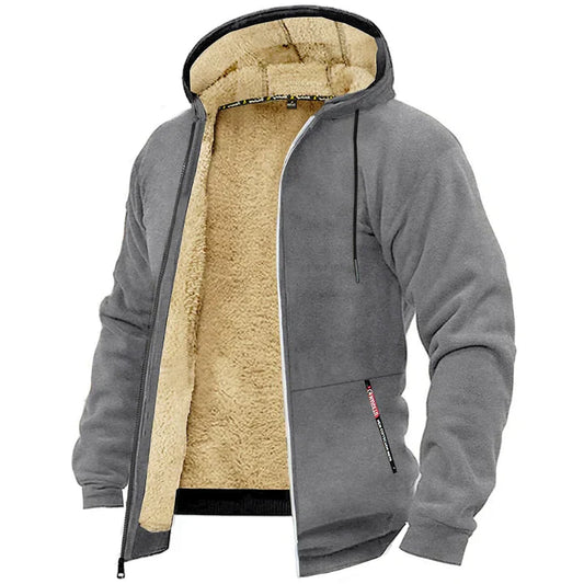 Ylwen Jas | Men's hooded fleece jacket