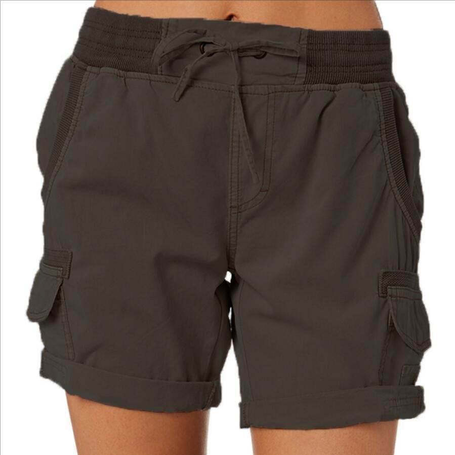 Vrijetijdsshort met hoge taille voor dames