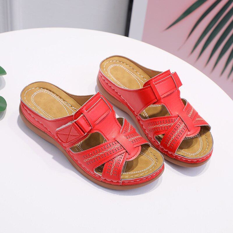 EVELYN | Antislip Orthopedische Leren Sandalen