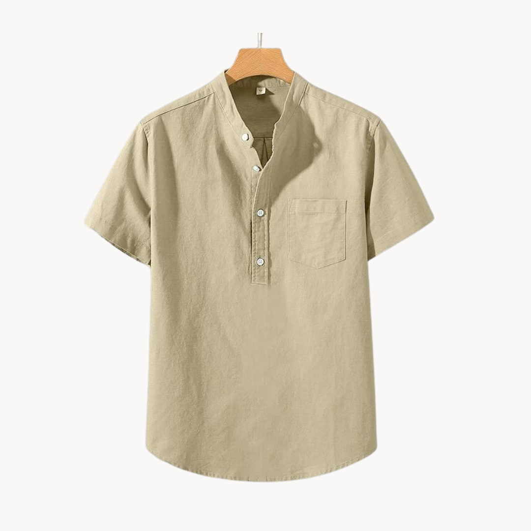Arvid | Poloshirt van linnen