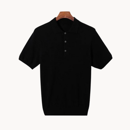 Adam | Luxe Merinowollen Poloshirt