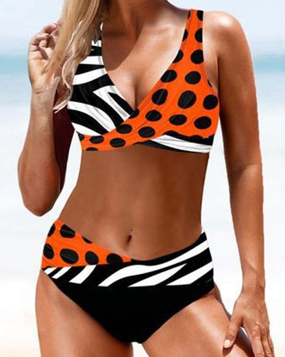 Kleurrijk bikini zwempak