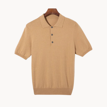 Adam | Luxe Merinowollen Poloshirt