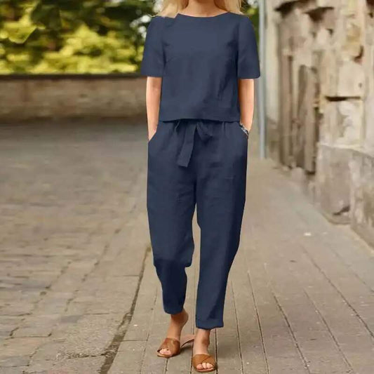 Jumpsuit - Casual Chic - Polyester Katoen Mix - Perfect voor Elke Casual Gelegenheid