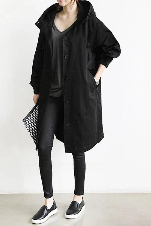 Helena - waterdichte trenchcoat met capuchon