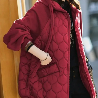 Ylka Coat | Oversized Hooded Padded Coat