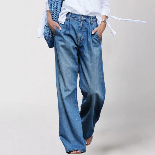 Casual gesneden broek voor dames