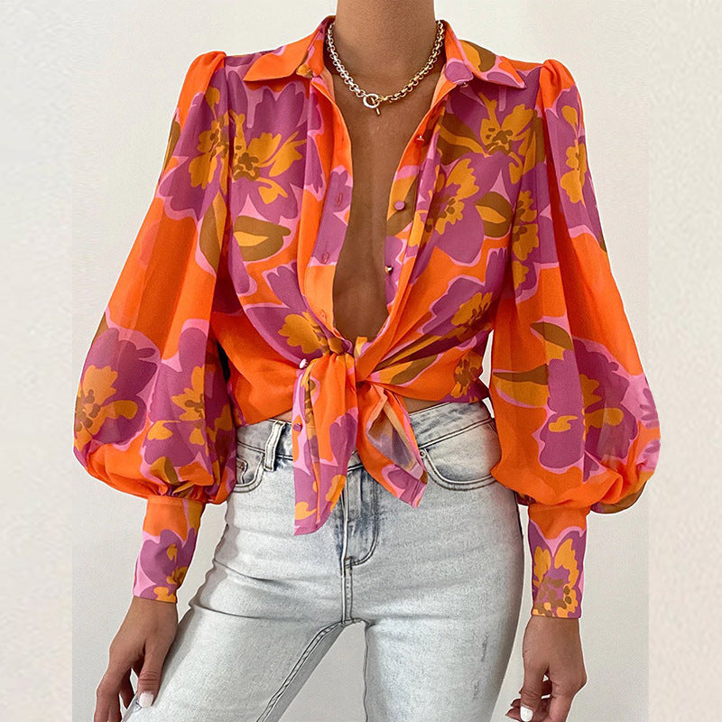 Luna Bloom Blouse met Bandje