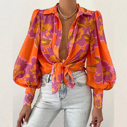 Luna Bloom Blouse met Bandje