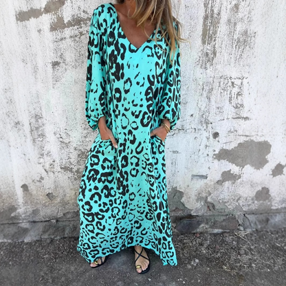 Jurk met luipaardprint