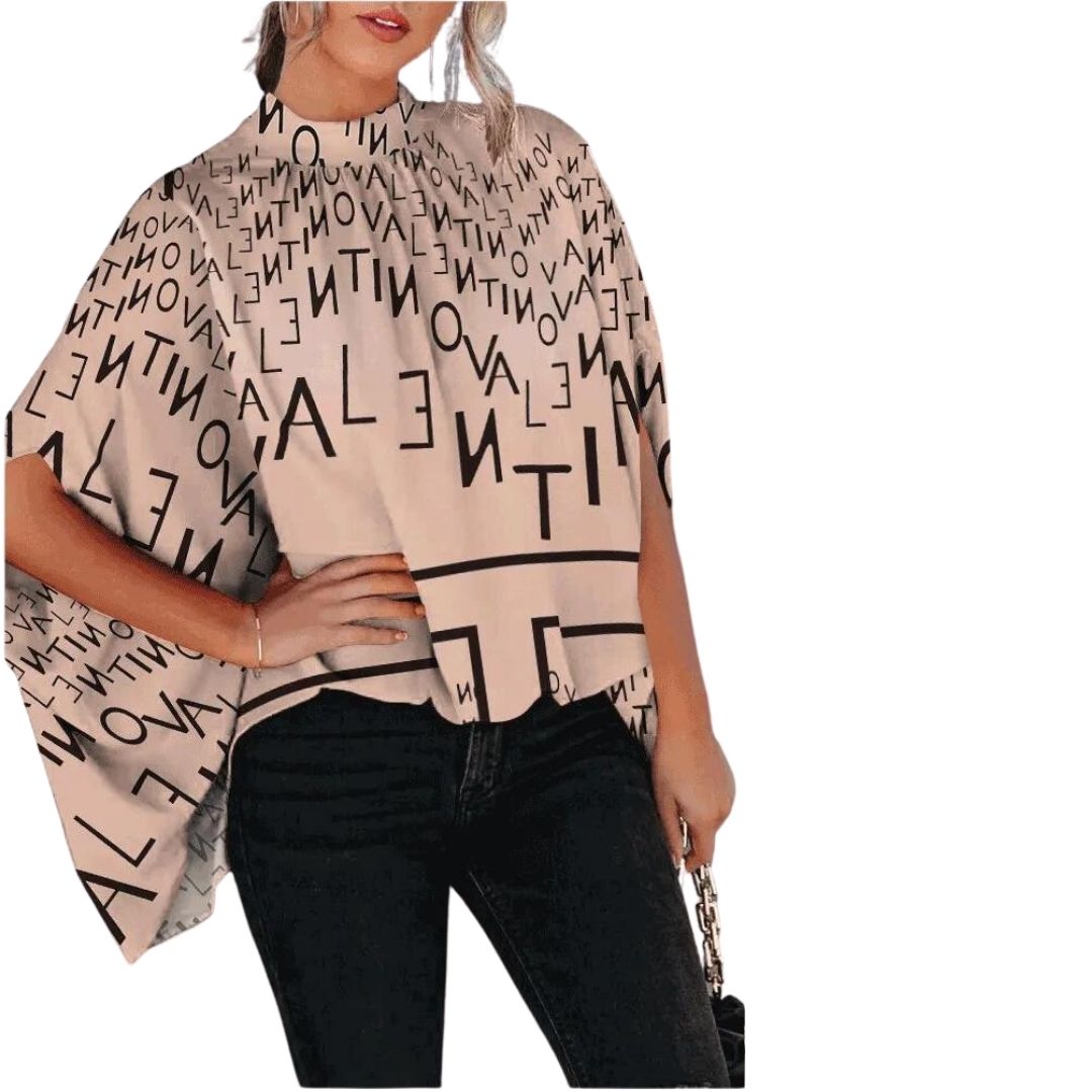 Kara - Elegante blouse met abstract motief