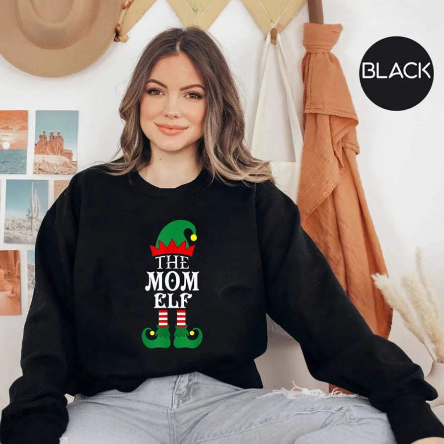 Heidi Mode | Kerstmis Mama Elf Familie Hoodie