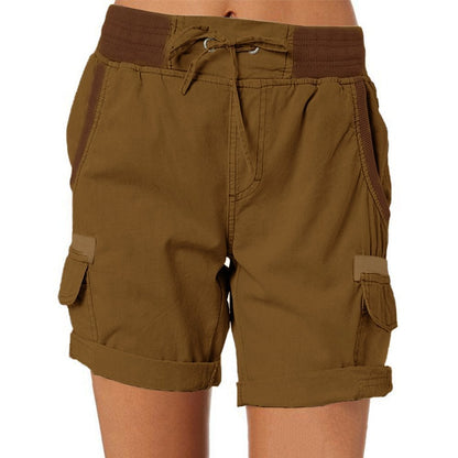 Vrijetijdsshort met hoge taille voor dames